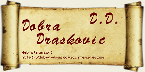 Dobra Drašković vizit kartica